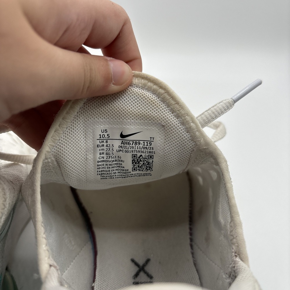 Nike Air Max 270 Sneakers Womens Size 10.5 White Teal AH6789-119 Running Shoes - Picture 12 of 15